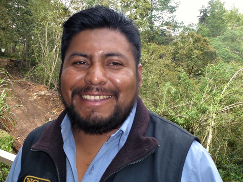 Ricardo Cal Gua, veldwerker techniek en agricultuur